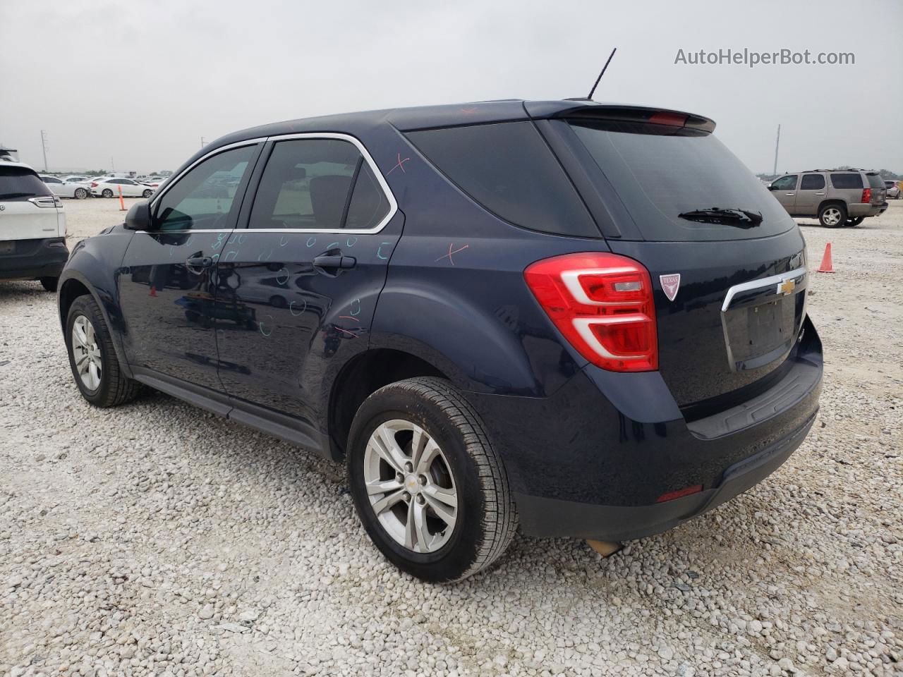 2016 Chevrolet Equinox Ls Blue vin: 2GNALBEK7G1142210