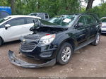 2016 Chevrolet Equinox Ls Black vin: 2GNALBEK7G1152753