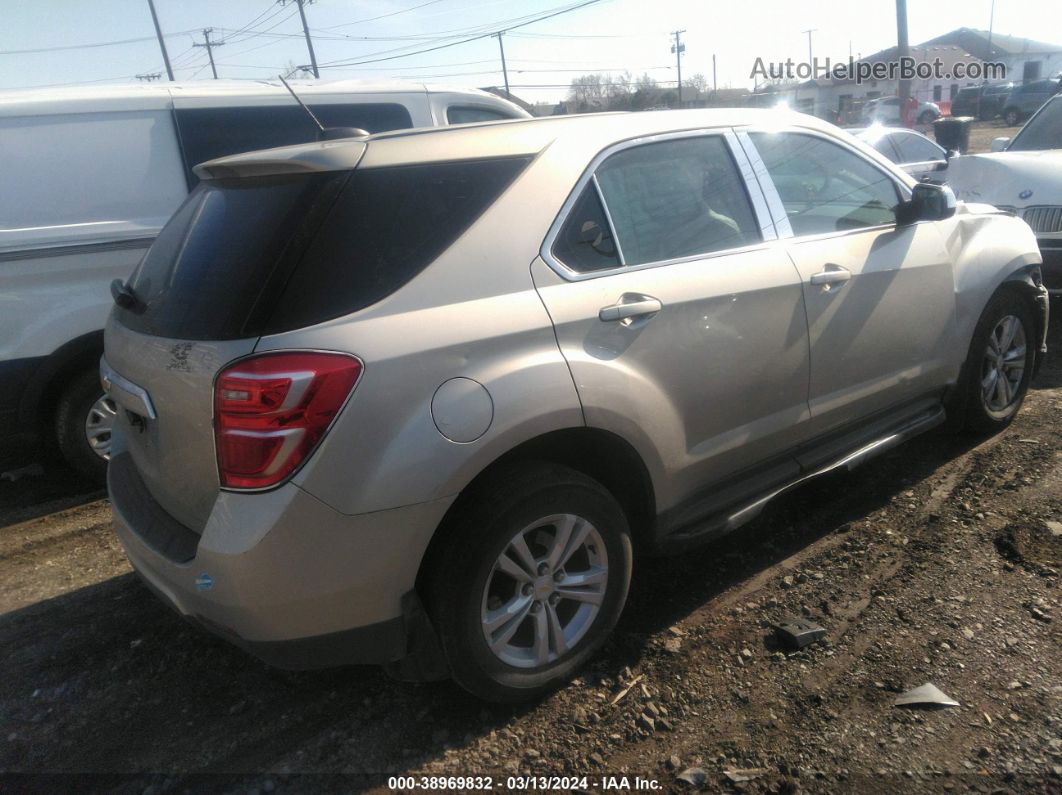 2016 Chevrolet Equinox Ls Gray vin: 2GNALBEK7G1173246