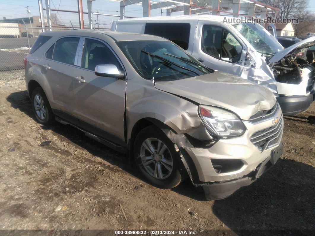 2016 Chevrolet Equinox Ls Gray vin: 2GNALBEK7G1173246