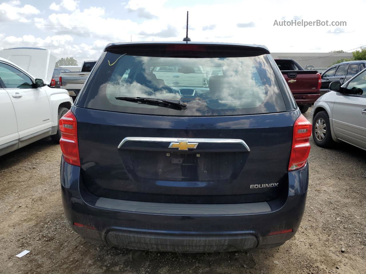 2016 Chevrolet Equinox Ls Blue vin: 2GNALBEK7G6262978