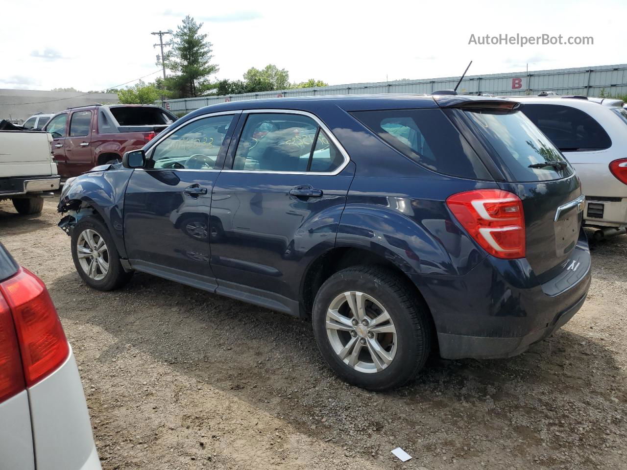 2016 Chevrolet Equinox Ls Blue vin: 2GNALBEK7G6262978