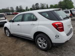 2016 Chevrolet Equinox Ls White vin: 2GNALBEK7G6306879