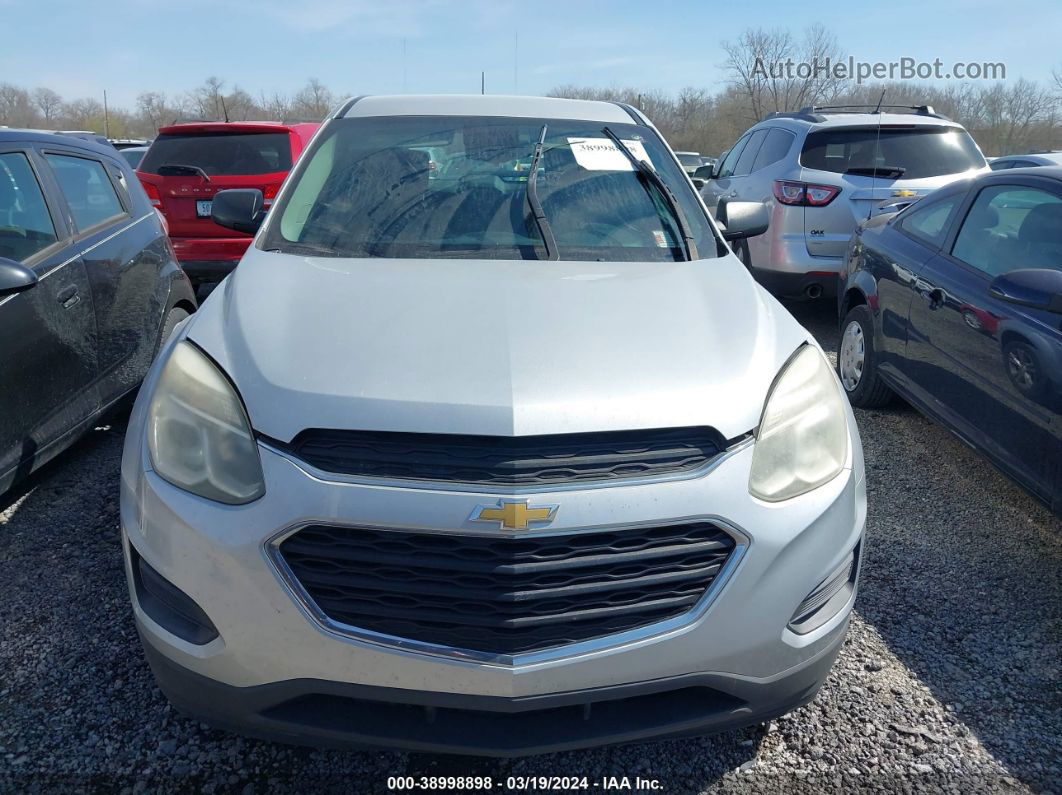 2017 Chevrolet Equinox Ls Серебряный vin: 2GNALBEK7H1504537