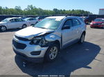 2017 Chevrolet Equinox Ls Silver vin: 2GNALBEK7H1524724