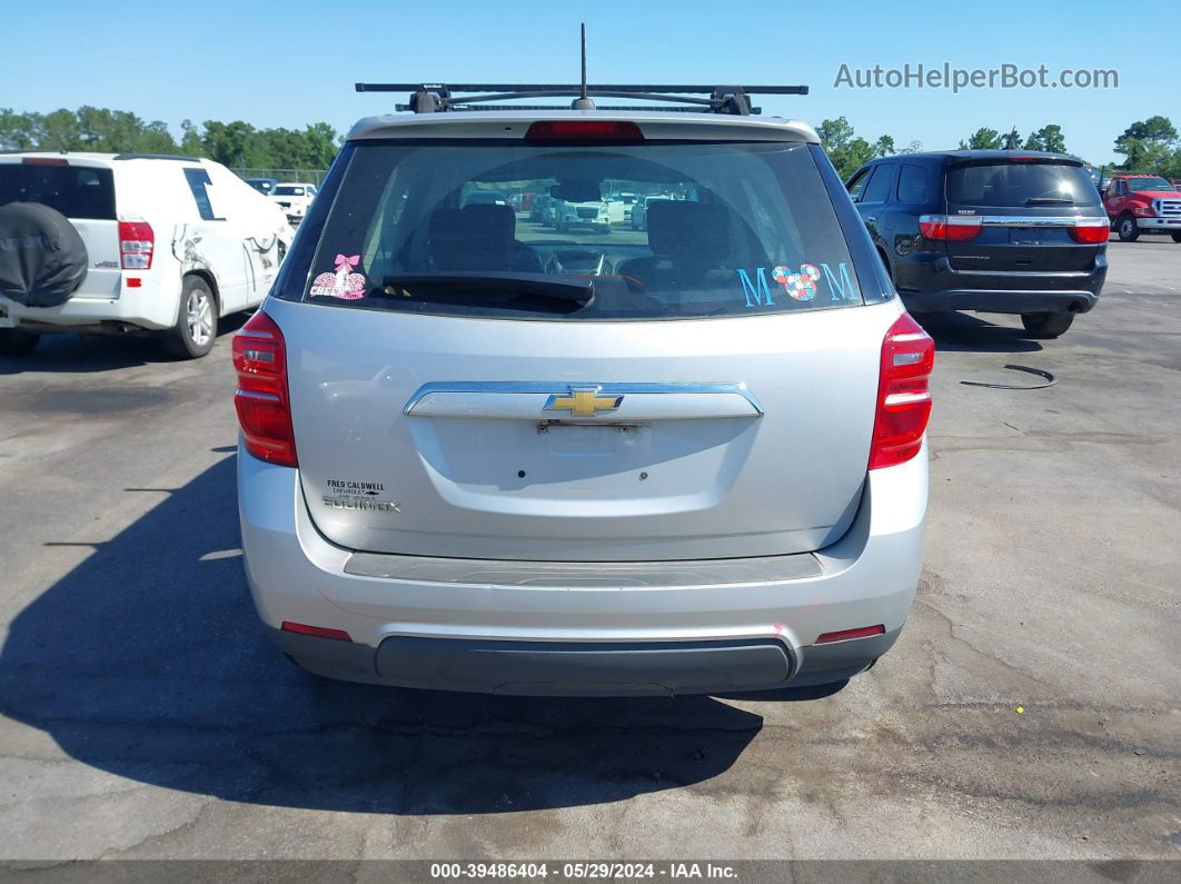 2017 Chevrolet Equinox Ls Silver vin: 2GNALBEK7H1524724