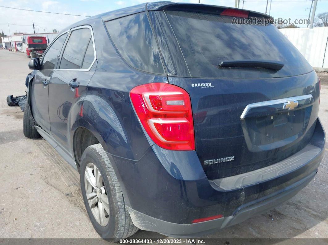 2017 Chevrolet Equinox Ls Black vin: 2GNALBEK7H1547159