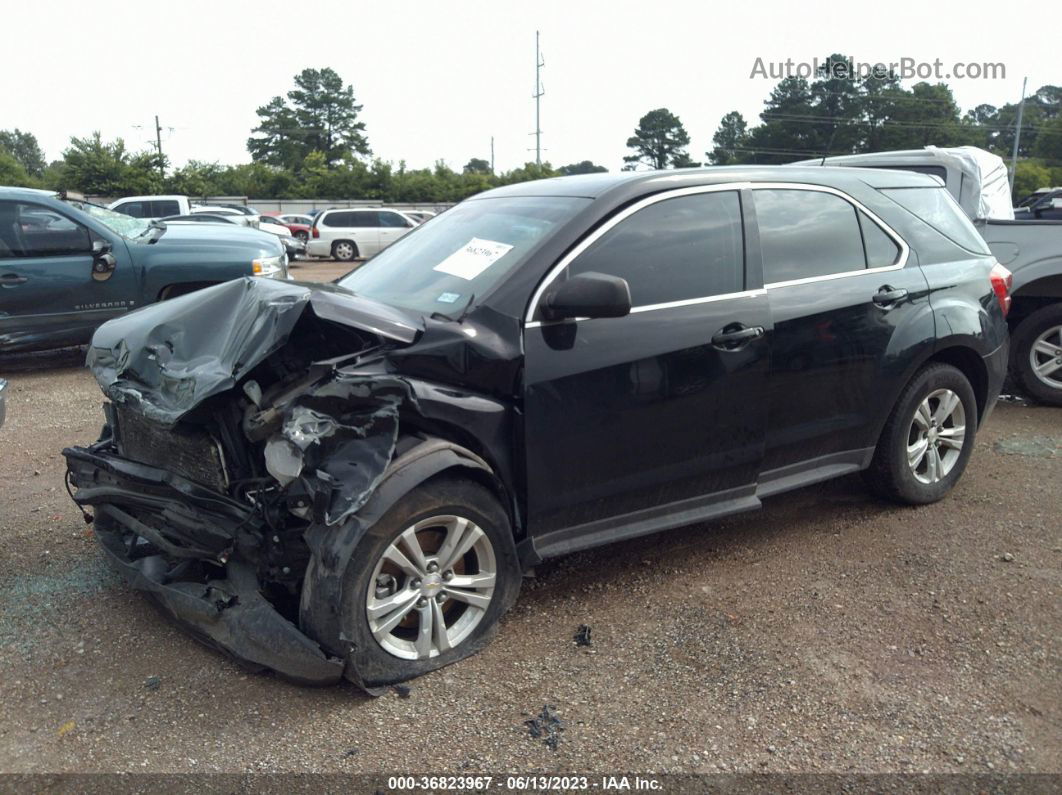 2017 Chevrolet Equinox Ls Black vin: 2GNALBEK7H1596636