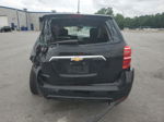 2017 Chevrolet Equinox Ls Black vin: 2GNALBEK7H1602936