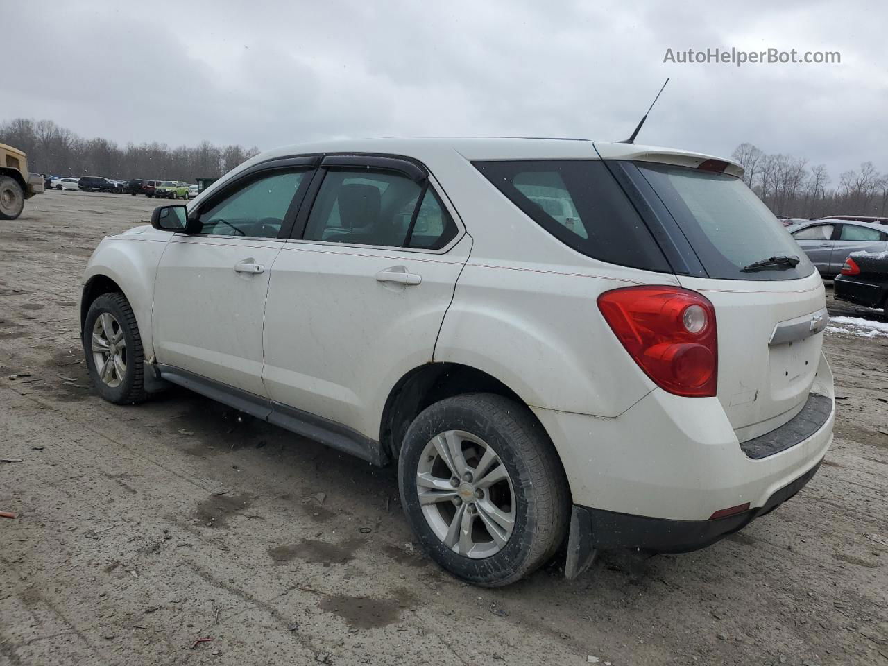 2012 Chevrolet Equinox Ls White vin: 2GNALBEK8C1117794