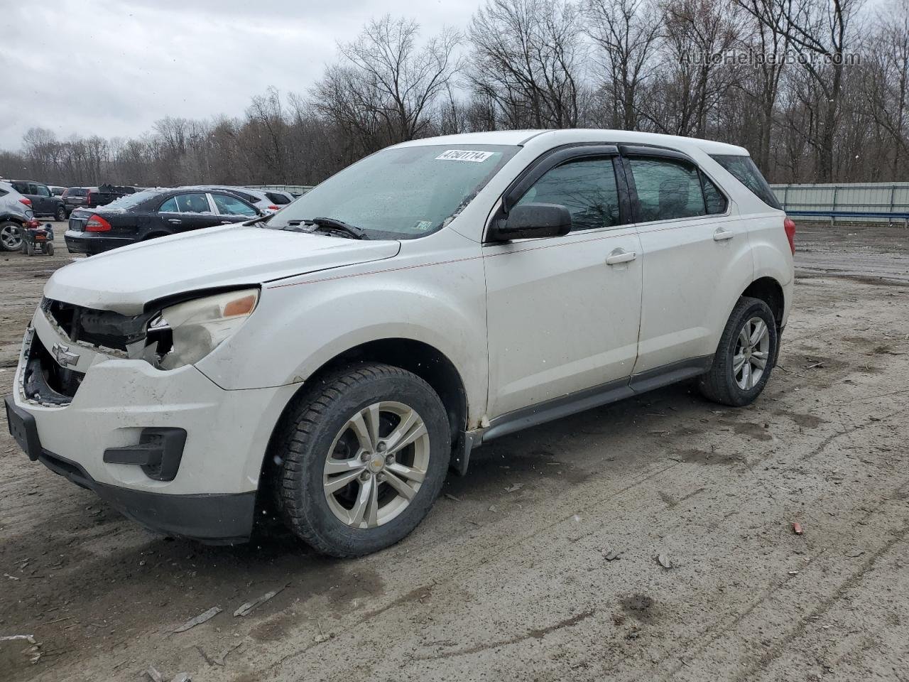 2012 Chevrolet Equinox Ls Белый vin: 2GNALBEK8C1117794