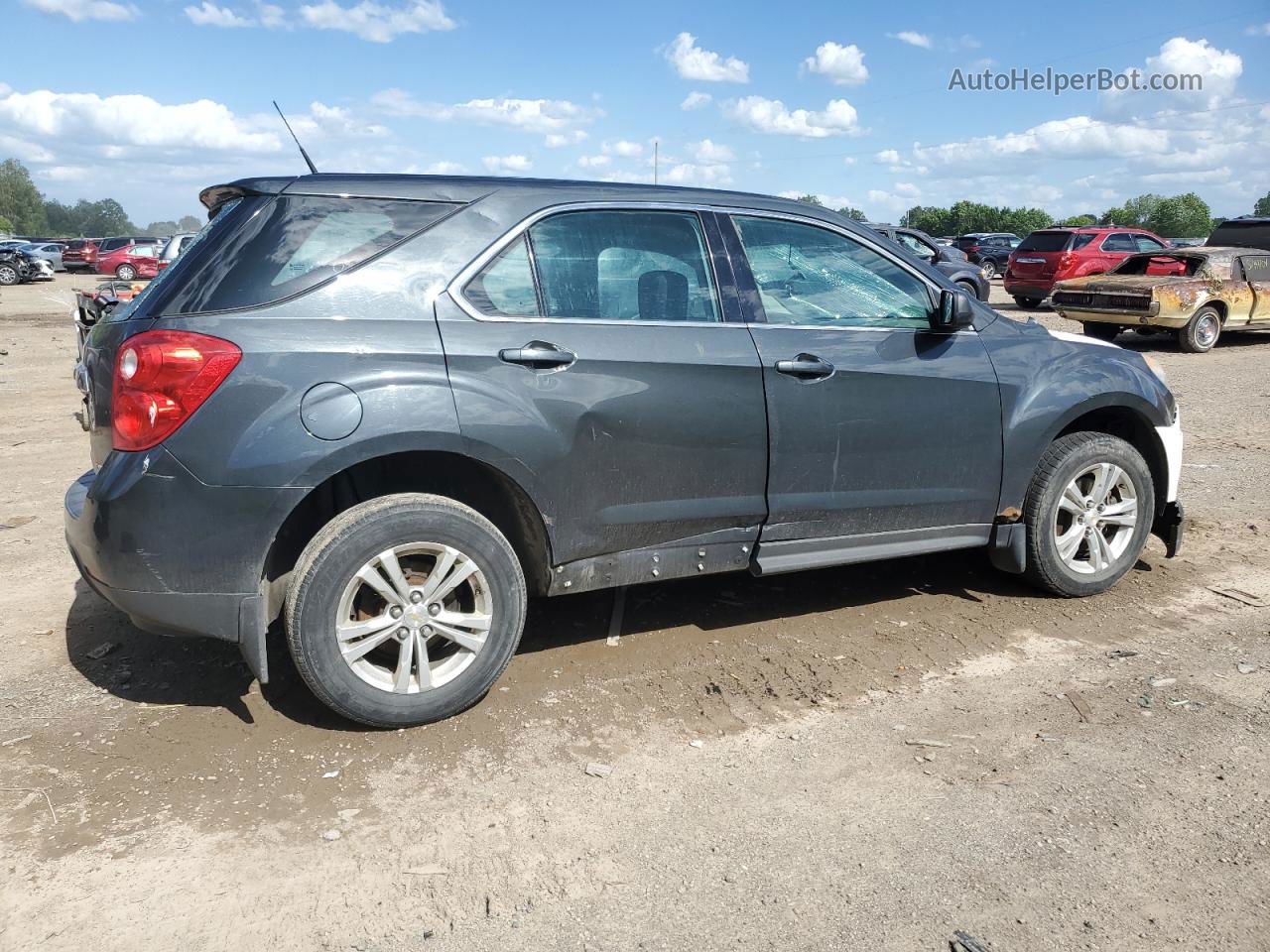 2012 Chevrolet Equinox Ls Gray vin: 2GNALBEK8C1223548