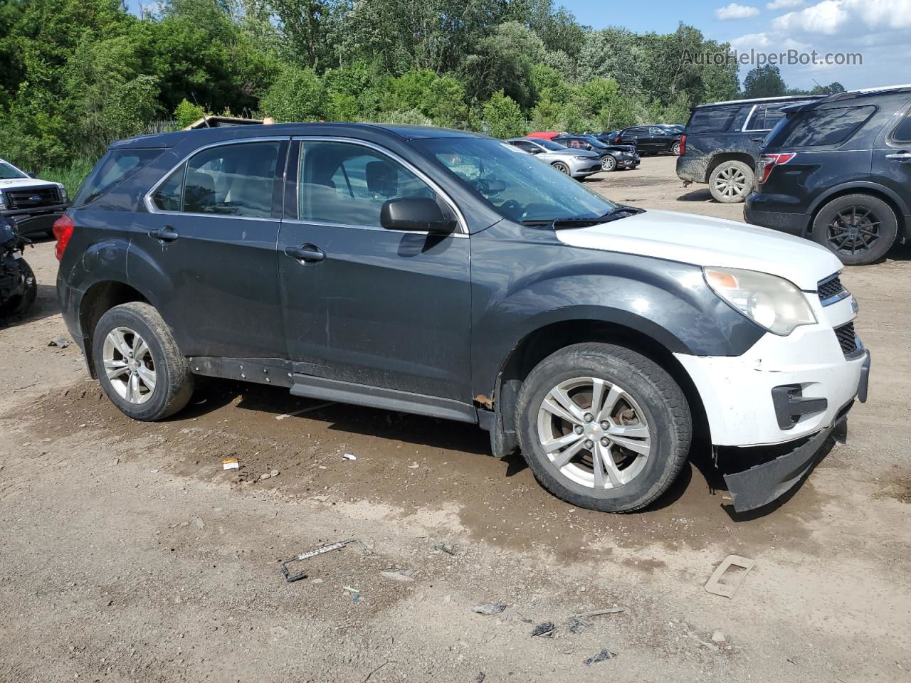 2012 Chevrolet Equinox Ls Серый vin: 2GNALBEK8C1223548