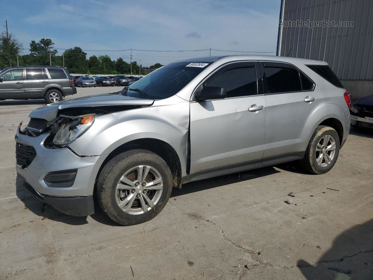 2016 Chevrolet Equinox Ls Gray vin: 2GNALBEK8G1145343