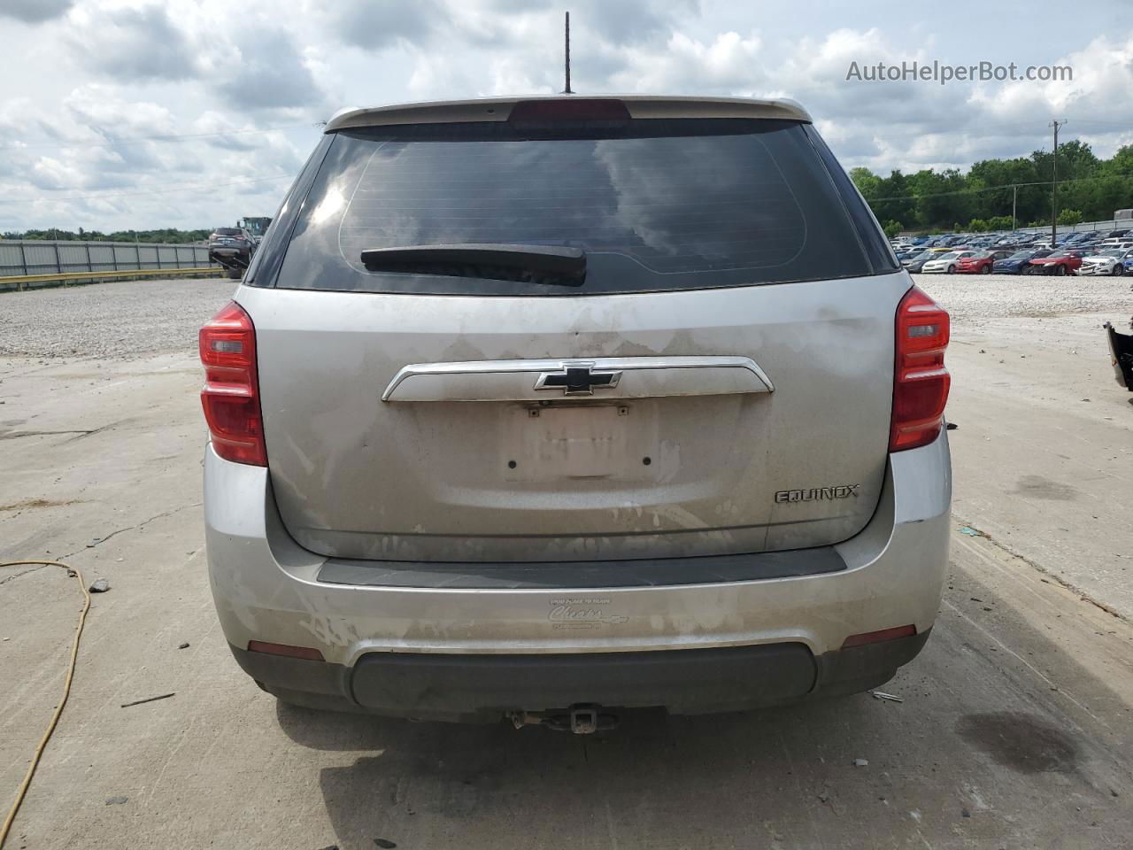 2016 Chevrolet Equinox Ls Gray vin: 2GNALBEK8G1145343