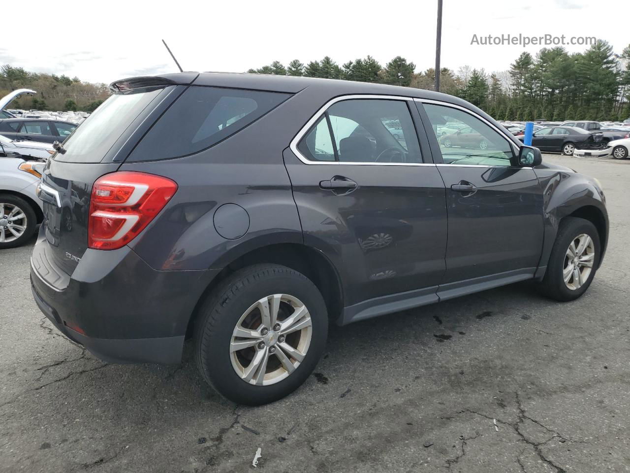 2016 Chevrolet Equinox Ls Charcoal vin: 2GNALBEK8G6102222