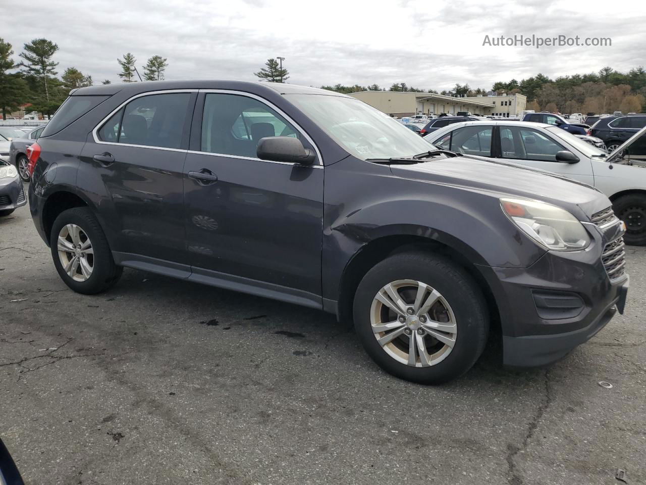 2016 Chevrolet Equinox Ls Charcoal vin: 2GNALBEK8G6102222