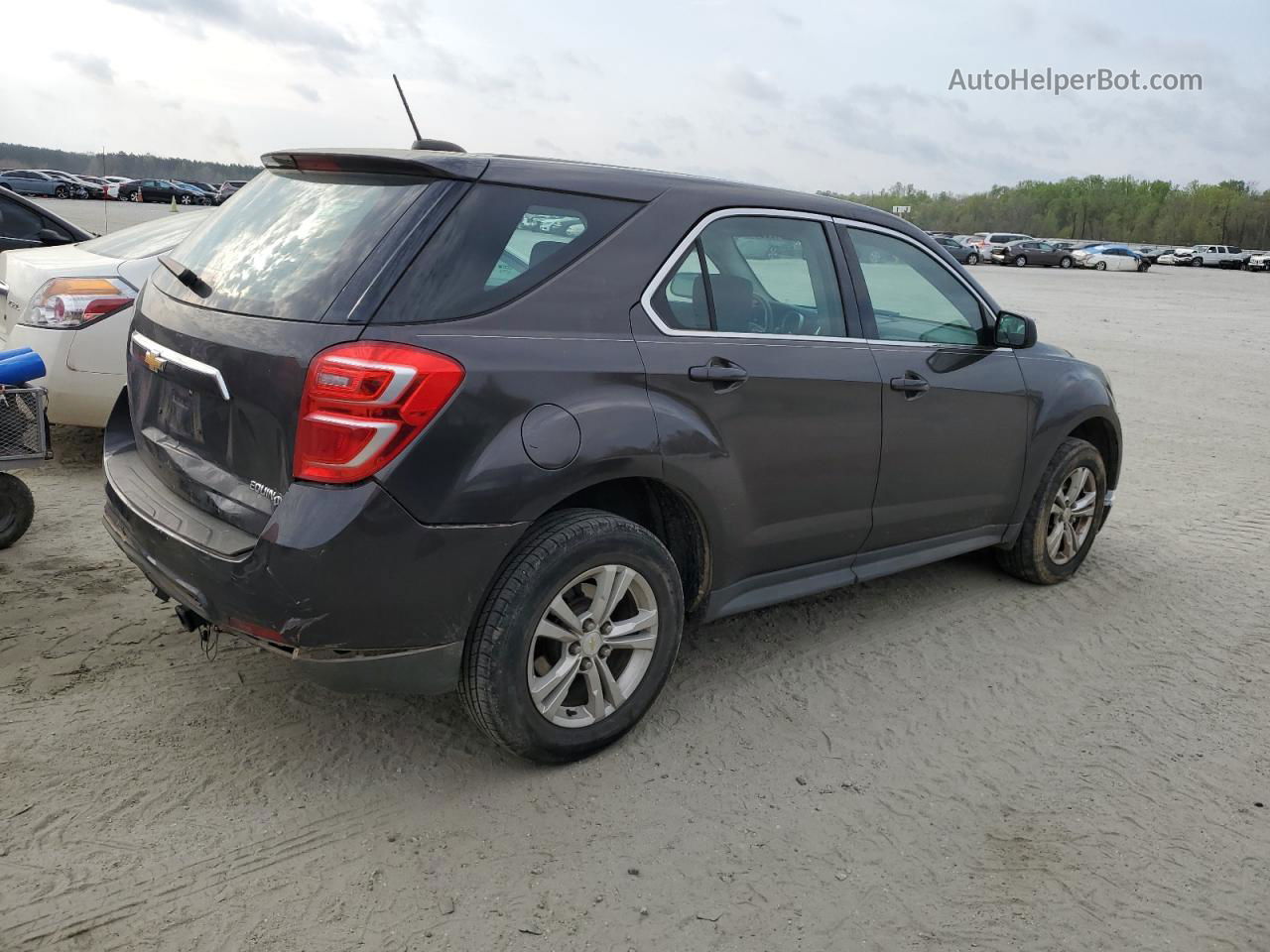 2016 Chevrolet Equinox Ls Black vin: 2GNALBEK8G6203695