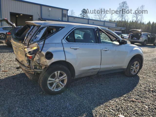 2016 Chevrolet Equinox Ls Silver vin: 2GNALBEK8G6207682