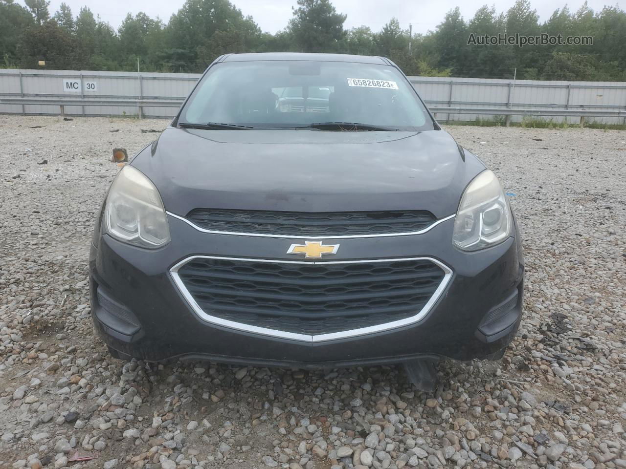 2016 Chevrolet Equinox Ls Gray vin: 2GNALBEK8G6244814