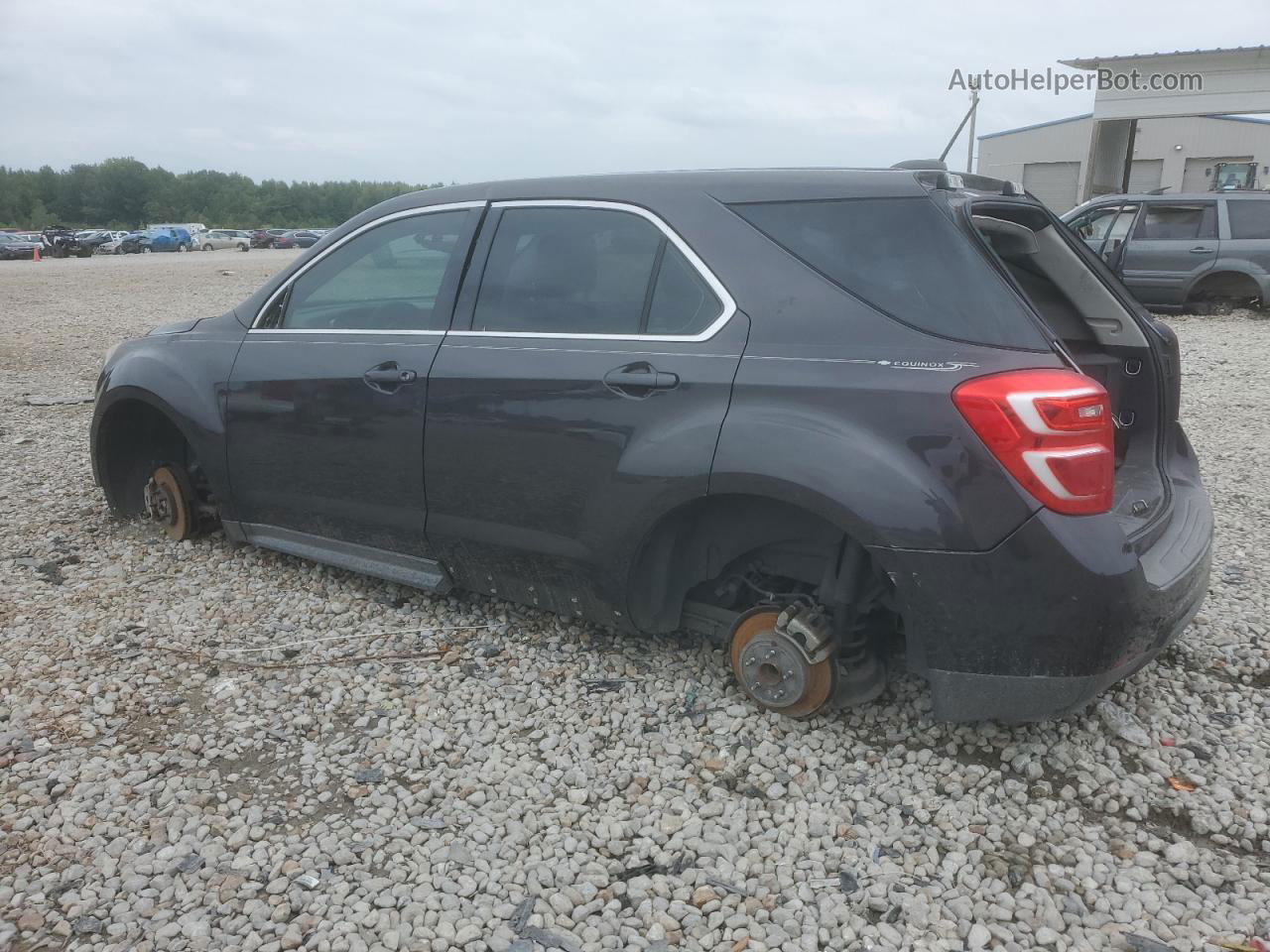 2016 Chevrolet Equinox Ls Gray vin: 2GNALBEK8G6244814