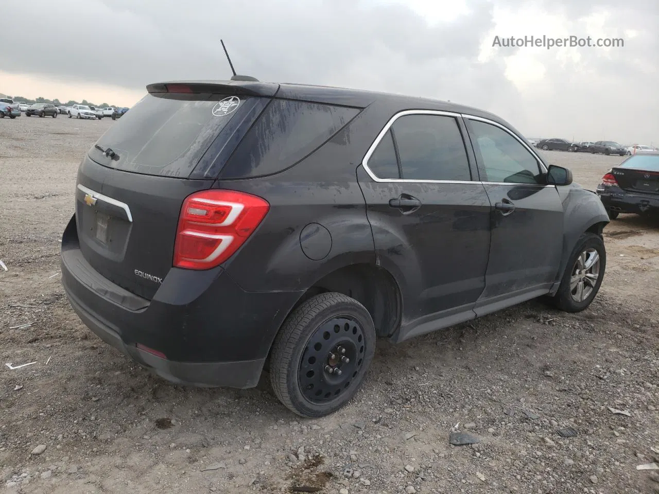 2016 Chevrolet Equinox Ls Black vin: 2GNALBEK8G6245249