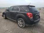 2016 Chevrolet Equinox Ls Черный vin: 2GNALBEK8G6245249