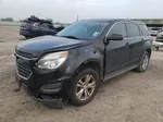 2016 Chevrolet Equinox Ls Черный vin: 2GNALBEK8G6245249