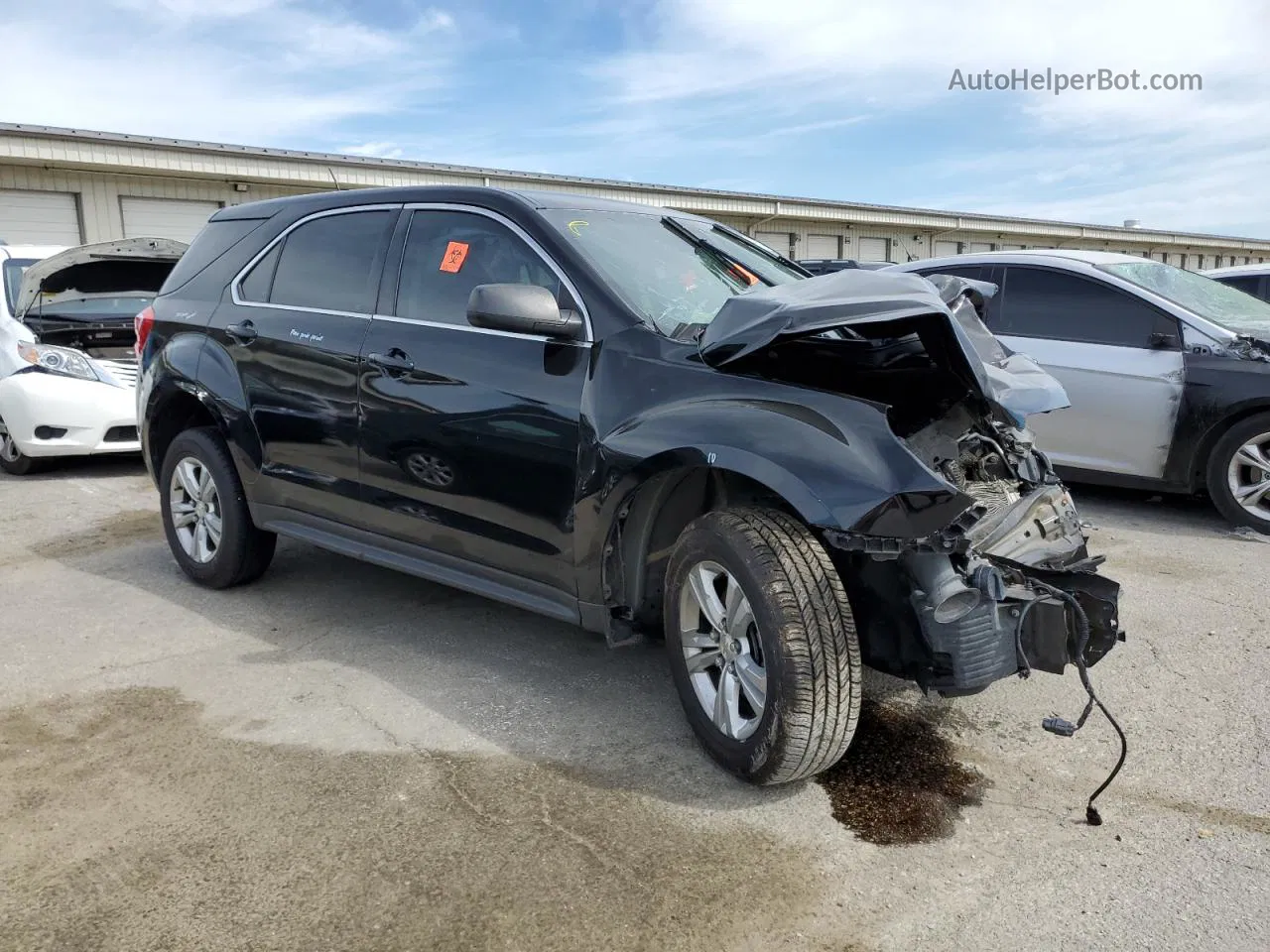 2016 Chevrolet Equinox Ls Black vin: 2GNALBEK8G6256140