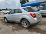 2016 Chevrolet Equinox Ls Silver vin: 2GNALBEK8G6256302