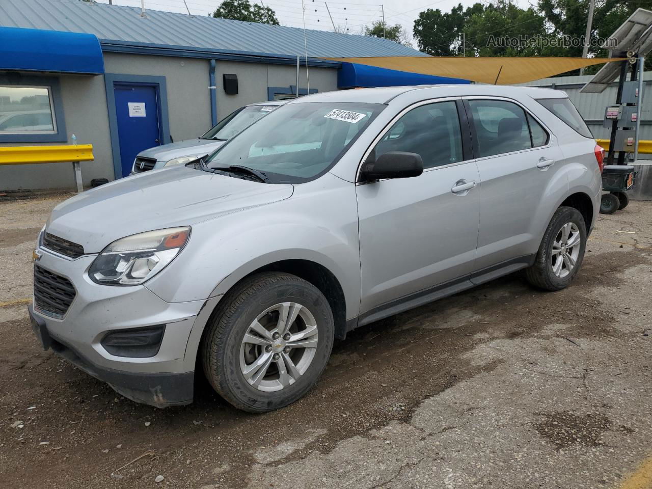 2016 Chevrolet Equinox Ls Silver vin: 2GNALBEK8G6256302