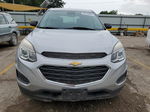 2016 Chevrolet Equinox Ls Silver vin: 2GNALBEK8G6256302