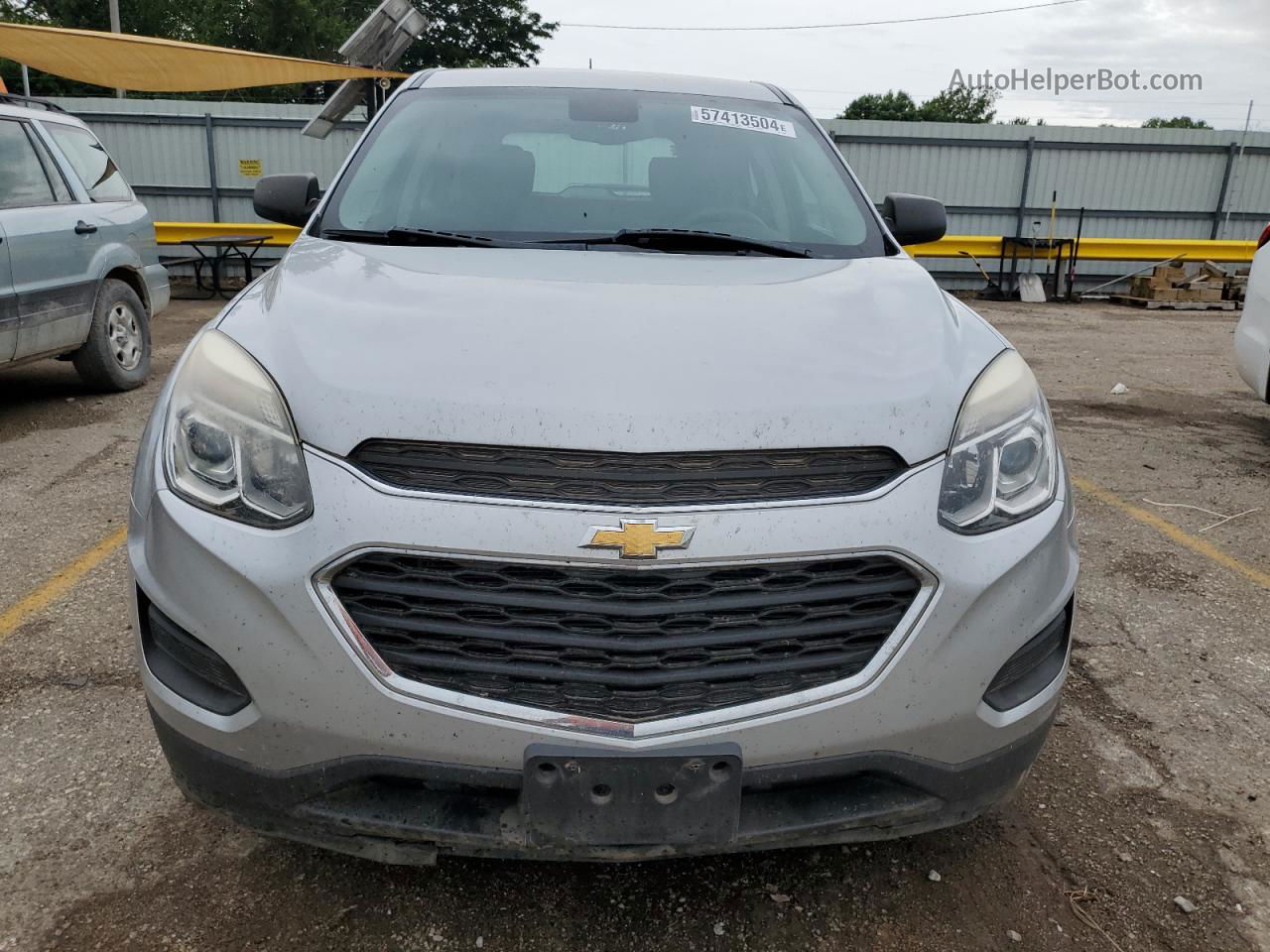 2016 Chevrolet Equinox Ls Silver vin: 2GNALBEK8G6256302