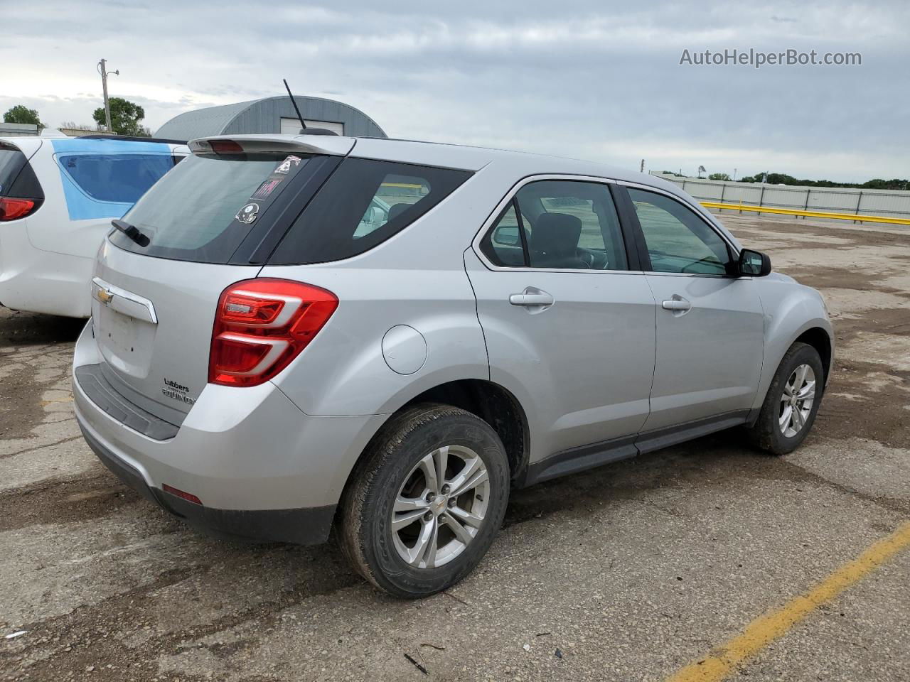 2016 Chevrolet Equinox Ls Silver vin: 2GNALBEK8G6256302