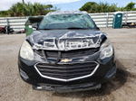 2017 Chevrolet Equinox Ls Black vin: 2GNALBEK8H1586634