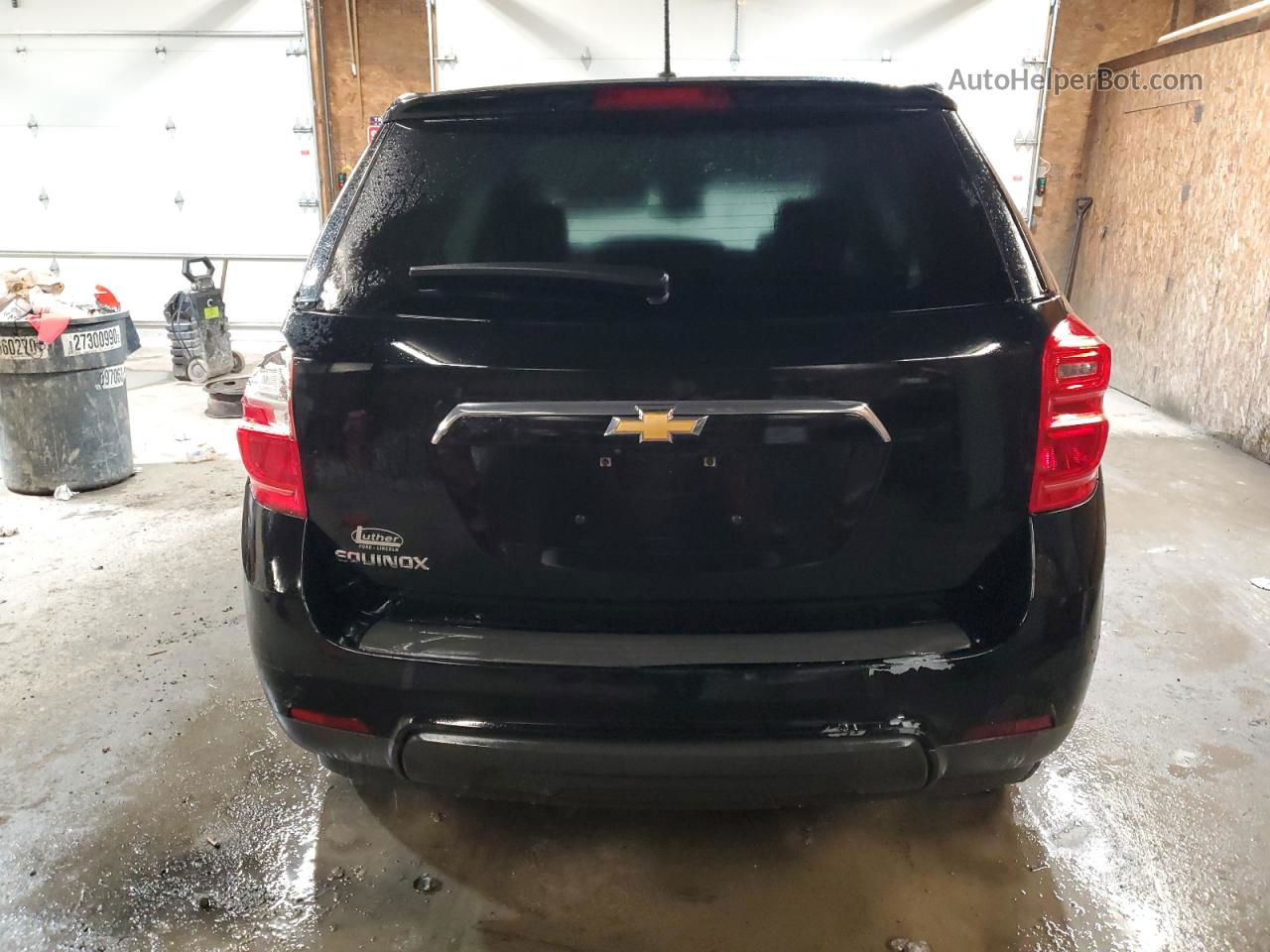 2017 Chevrolet Equinox Ls Black vin: 2GNALBEK8H1599366