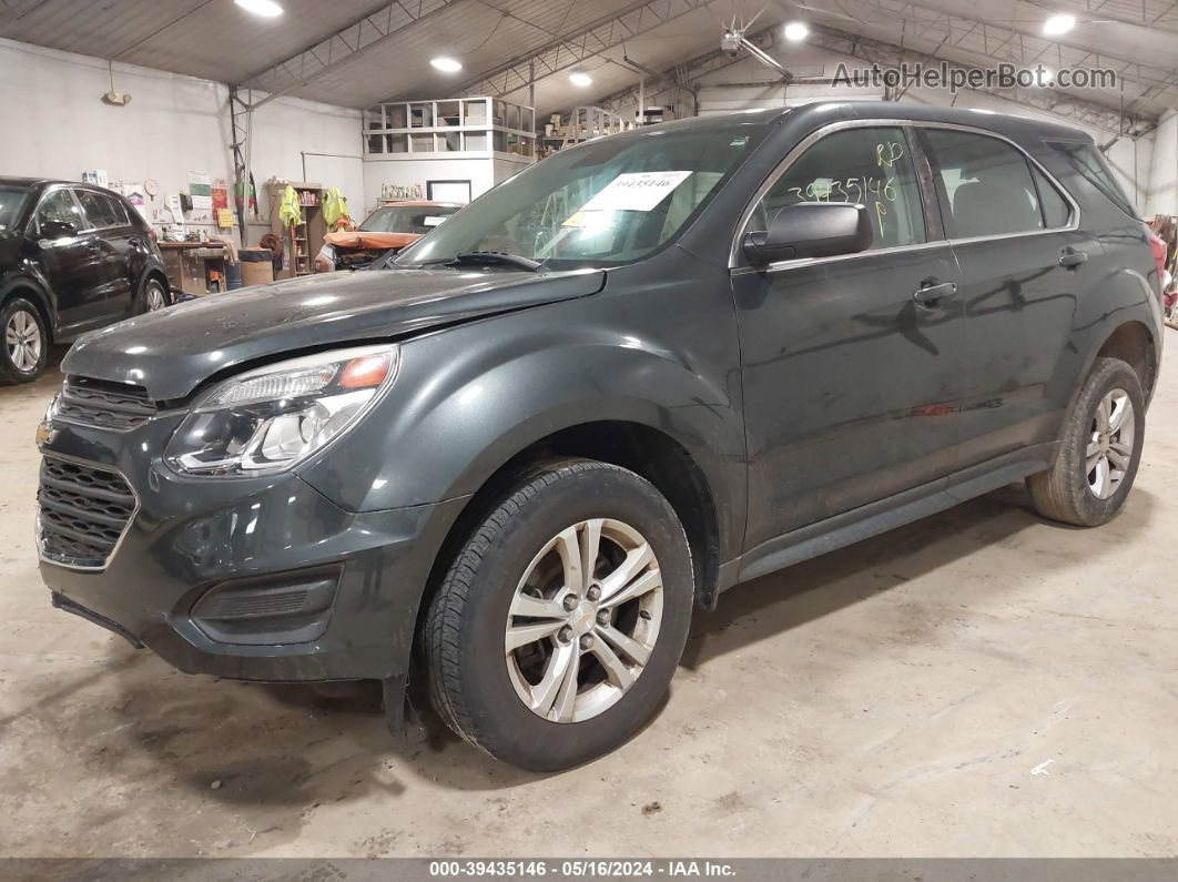 2017 Chevrolet Equinox Ls Black vin: 2GNALBEK8H1601276