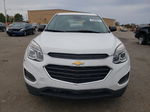 2017 Chevrolet Equinox Ls White vin: 2GNALBEK8H1610933