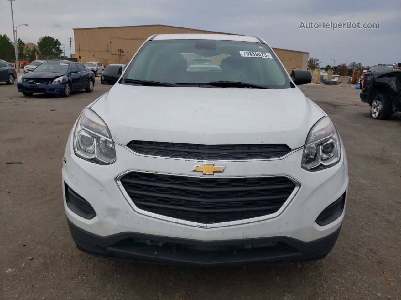 2017 Chevrolet Equinox Ls Белый vin: 2GNALBEK8H1610933