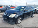 2012 Chevrolet Equinox Ls Black vin: 2GNALBEK9C1134927