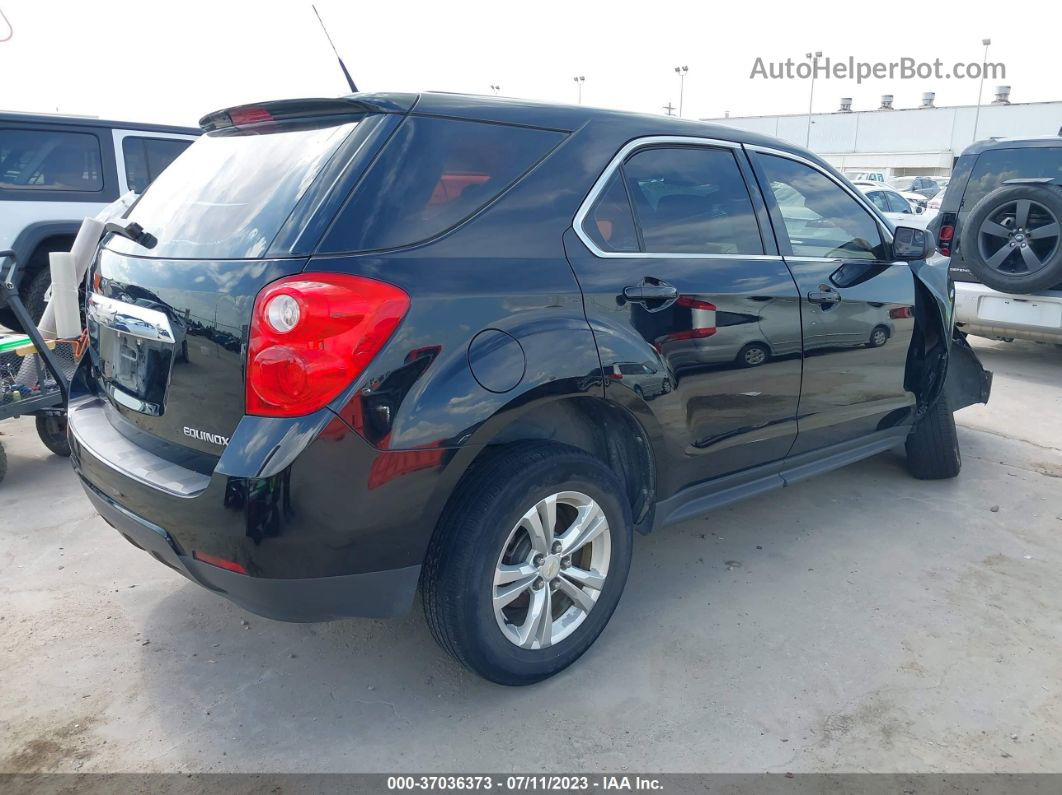 2012 Chevrolet Equinox Ls Black vin: 2GNALBEK9C1134927