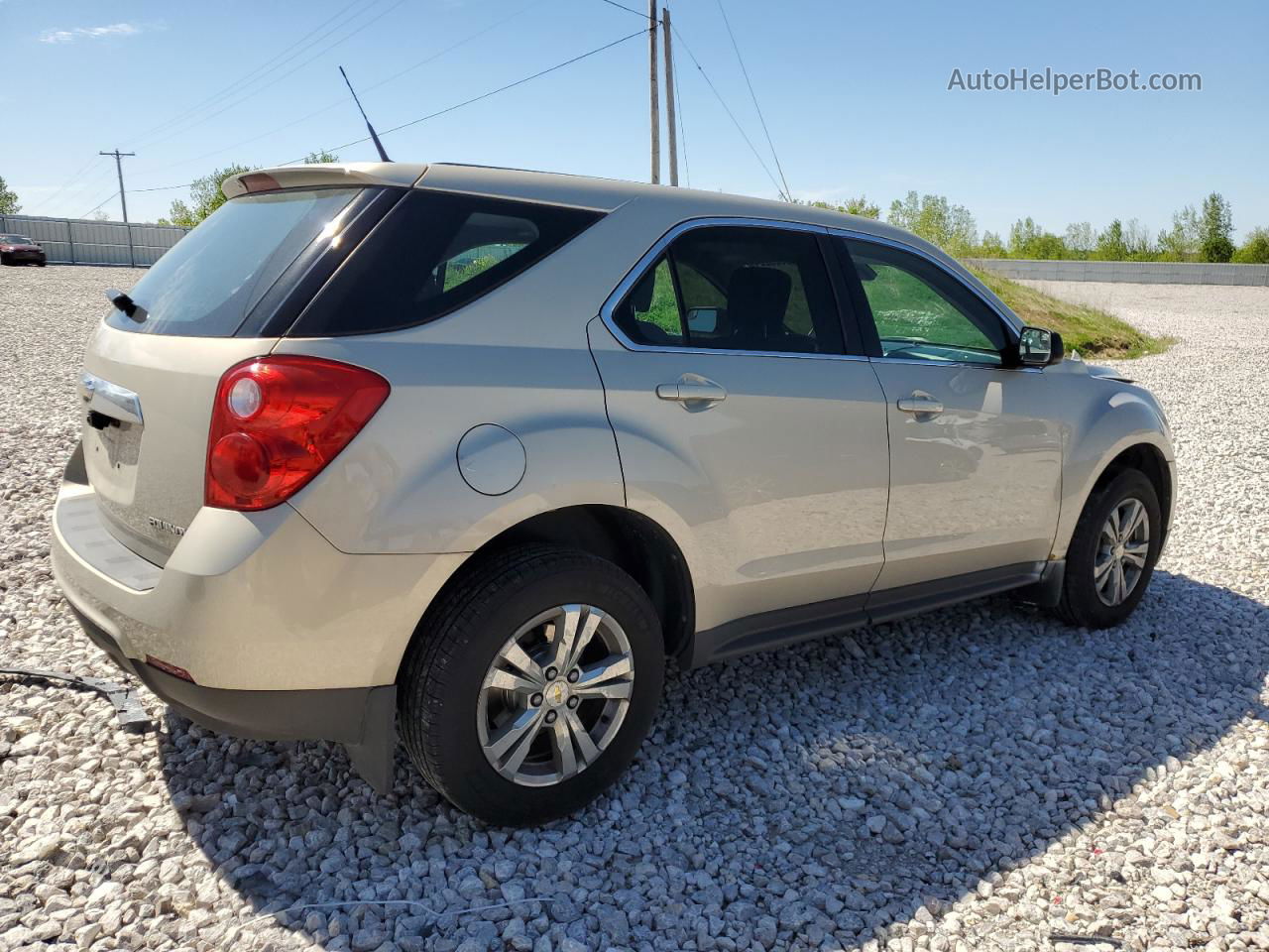 2012 Chevrolet Equinox Ls Tan vin: 2GNALBEK9C1161061