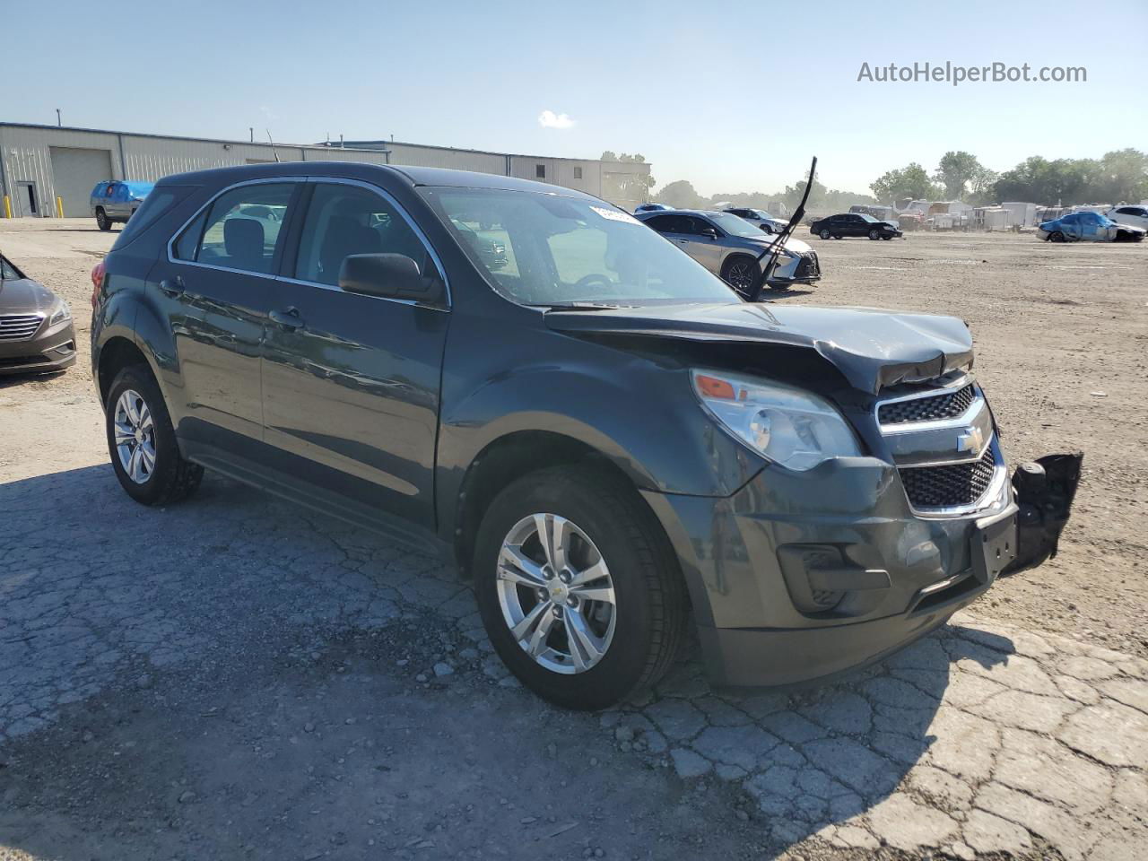 2012 Chevrolet Equinox Ls Charcoal vin: 2GNALBEK9C1214311