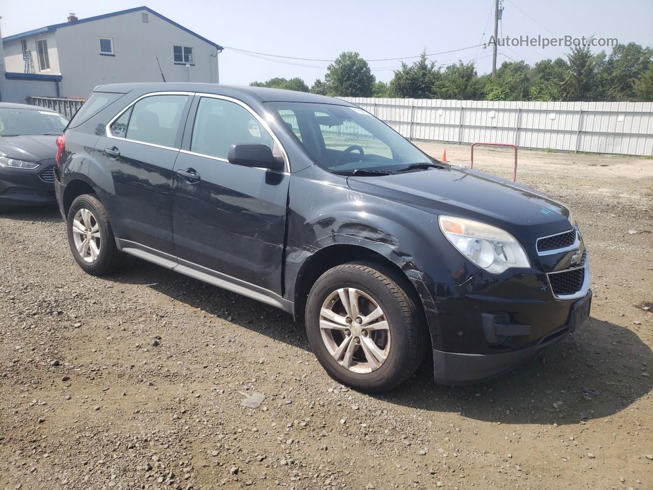 2012 Chevrolet Equinox Ls Черный vin: 2GNALBEK9C6214702