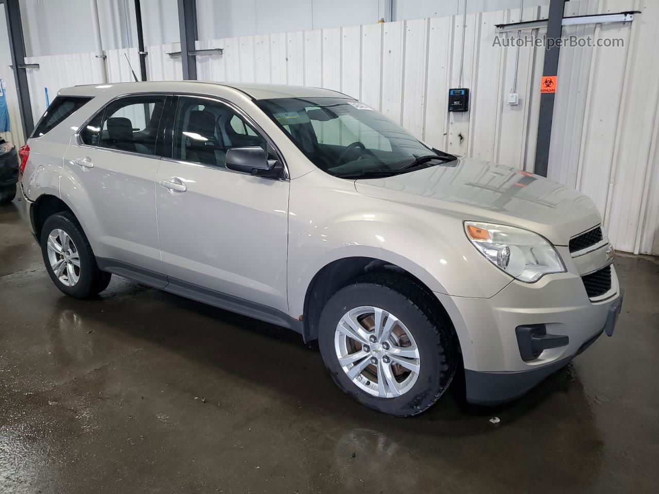 2012 Chevrolet Equinox Ls Бежевый vin: 2GNALBEK9C6325802