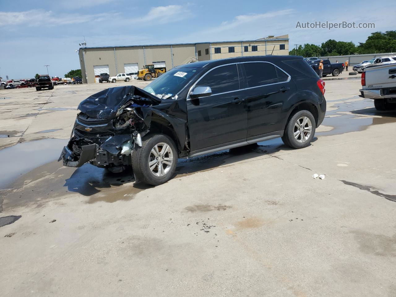 2016 Chevrolet Equinox Ls Black vin: 2GNALBEK9G1131614