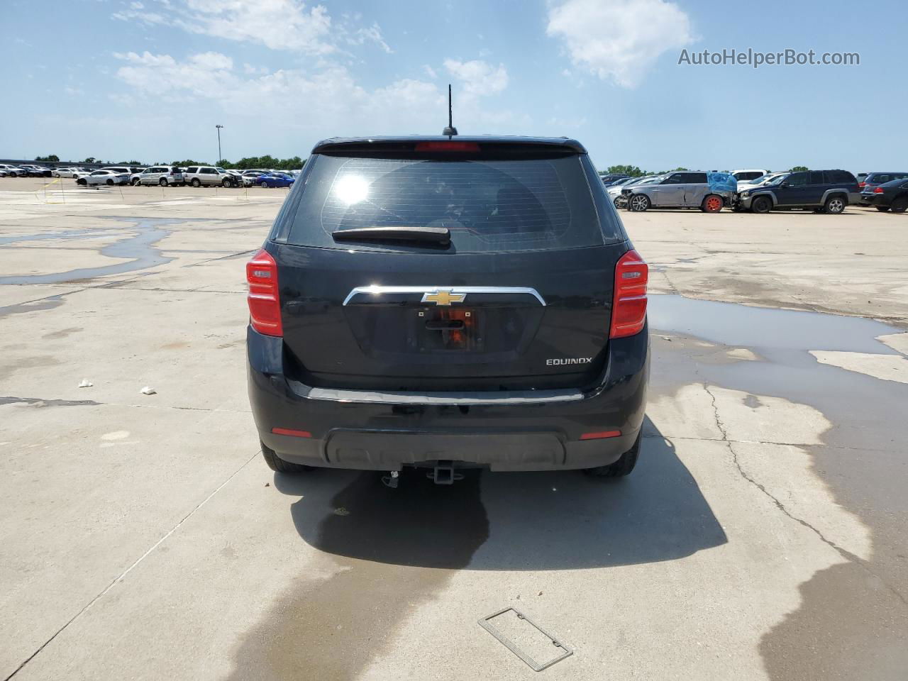 2016 Chevrolet Equinox Ls Black vin: 2GNALBEK9G1131614