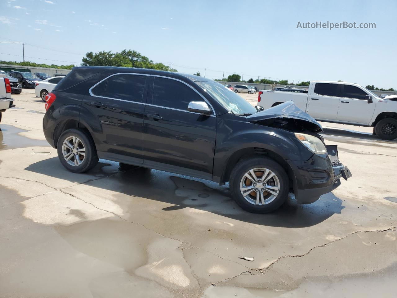 2016 Chevrolet Equinox Ls Black vin: 2GNALBEK9G1131614