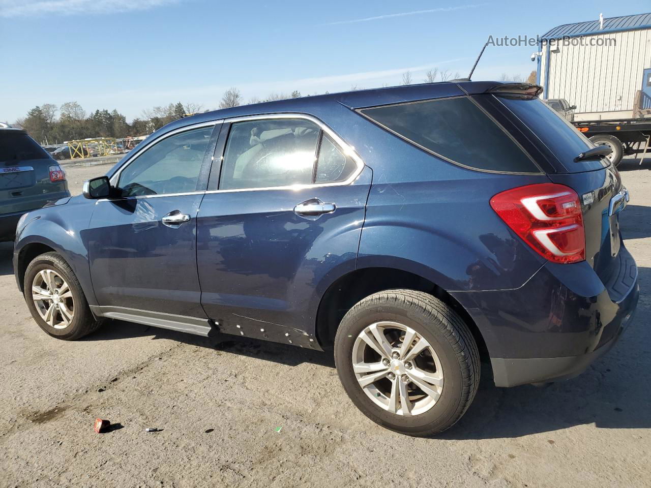 2016 Chevrolet Equinox Ls Blue vin: 2GNALBEK9G1152852