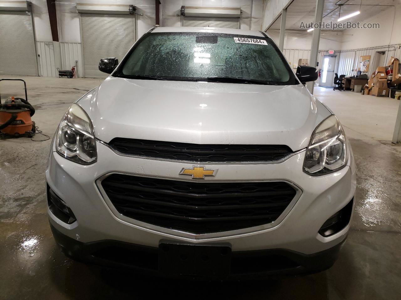 2016 Chevrolet Equinox Ls Silver vin: 2GNALBEK9G1176049